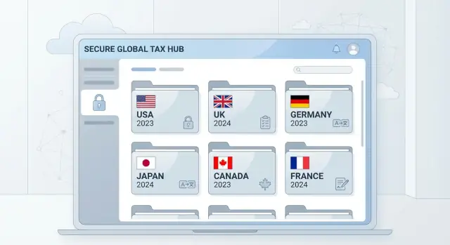 Een webapp bouwen voor het beheren van grensoverschrijdende belastingdocumenten