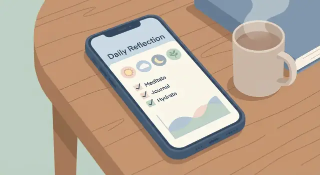 Come costruire un'app mobile di riflessione quotidiana e self-tracking