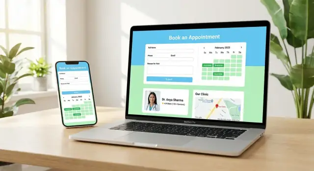 Hoe maak je een website voor een medische praktijk met afspraakverzoeken